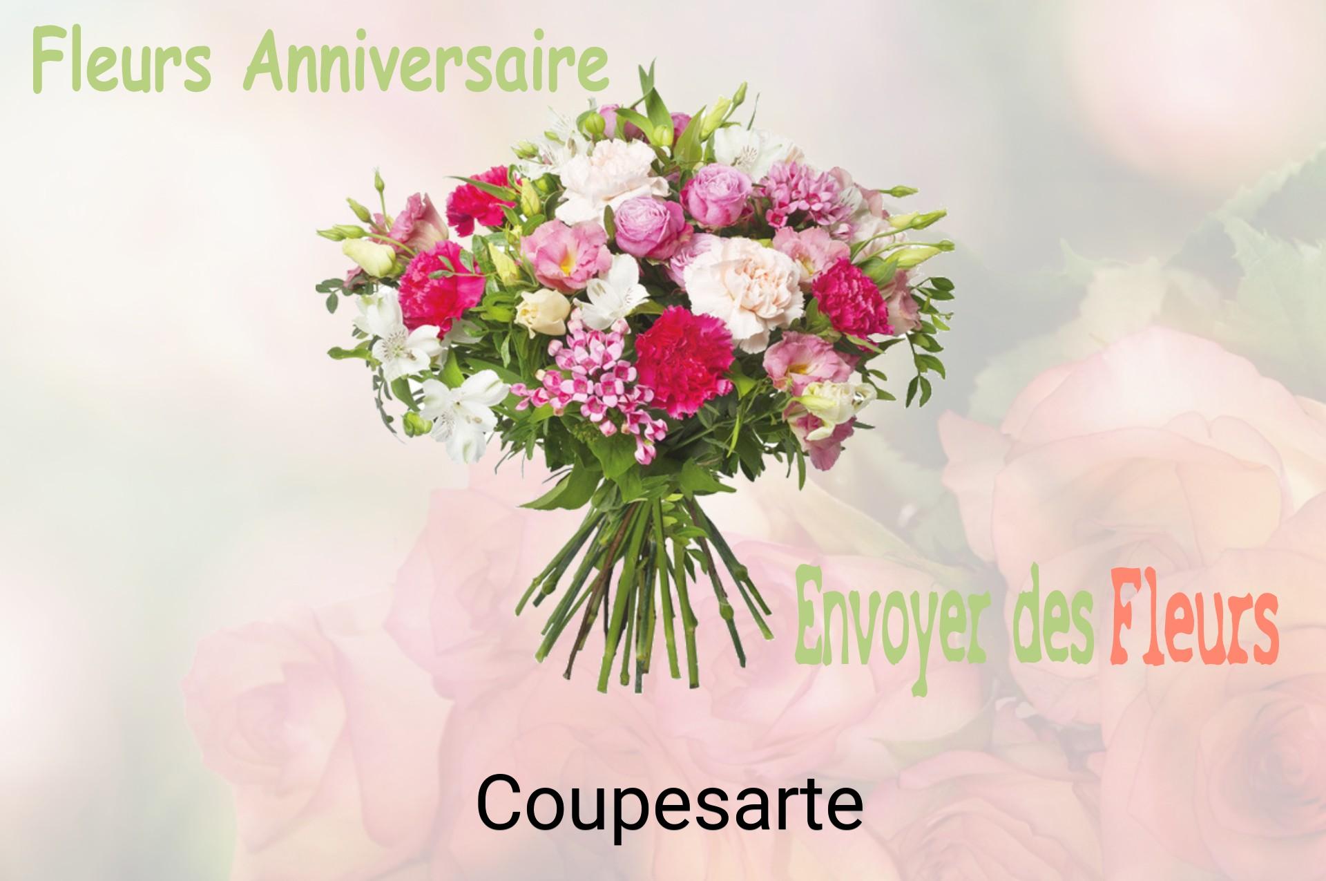 Bouquet de fleurs d’anniversaire livré à Coupesarte