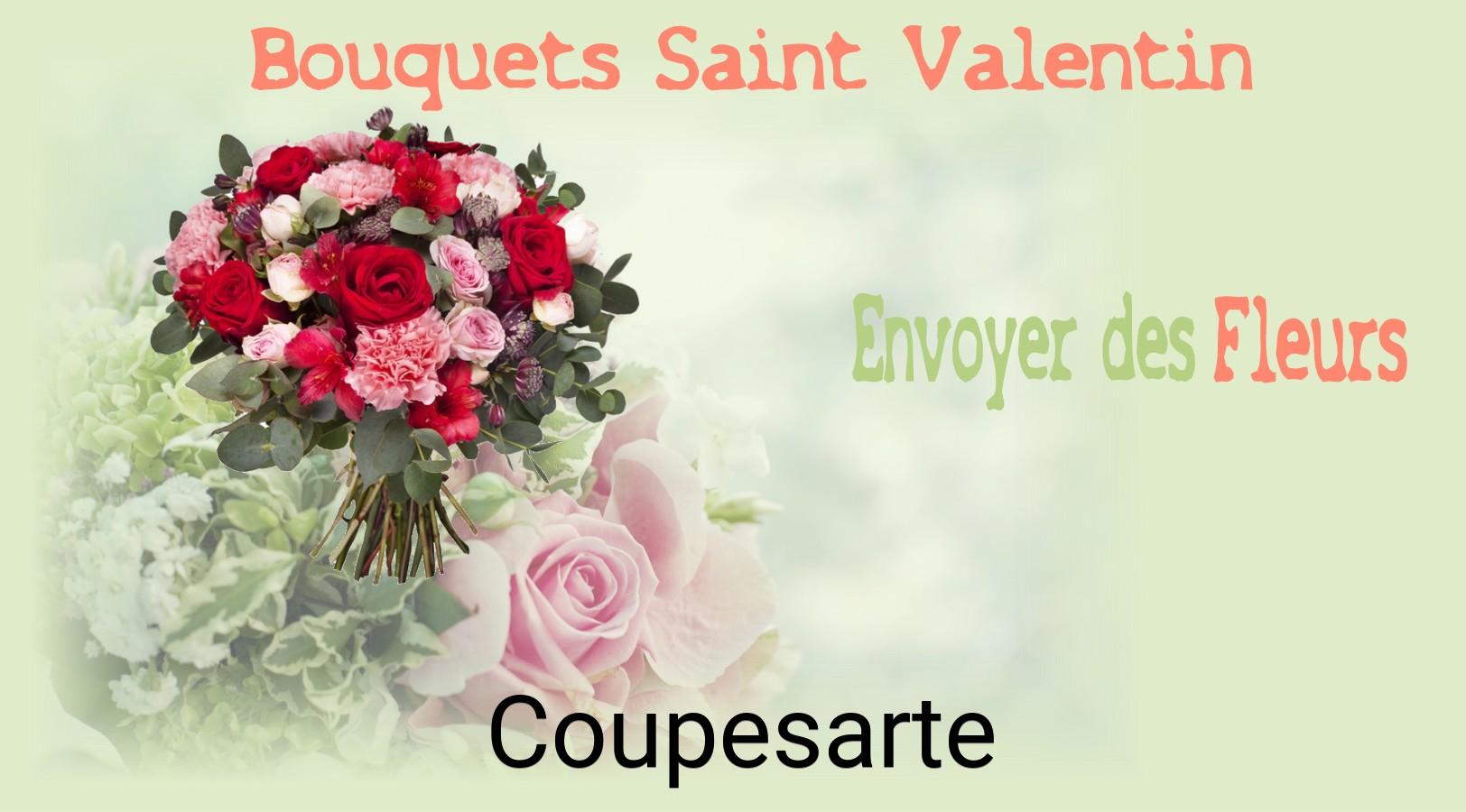 Roses de Saint-Valentin livrées à Coupesarte